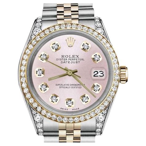 rolex ladies datejust 31 diamond bezel price|rolex 31mm datejust two tone.